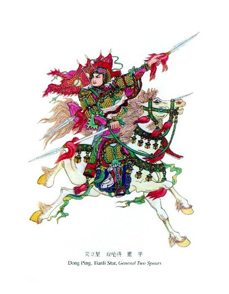  p>董平是《 a data-lemmaid="348">水浒传 /a>》中的人物,绰号 a