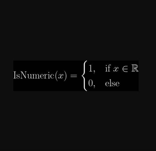 IsNumeric_百度百科