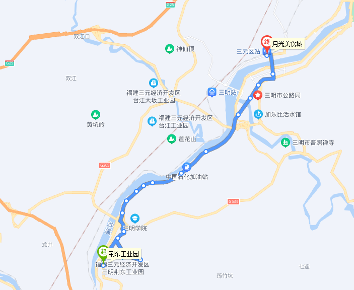 36路运营于中国福建省三明市三元区,于2016年12月26日开通,为郊区线路