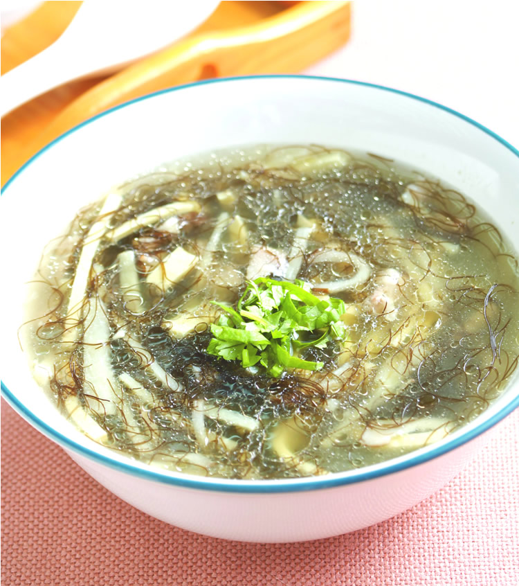 发菜豆腐汤