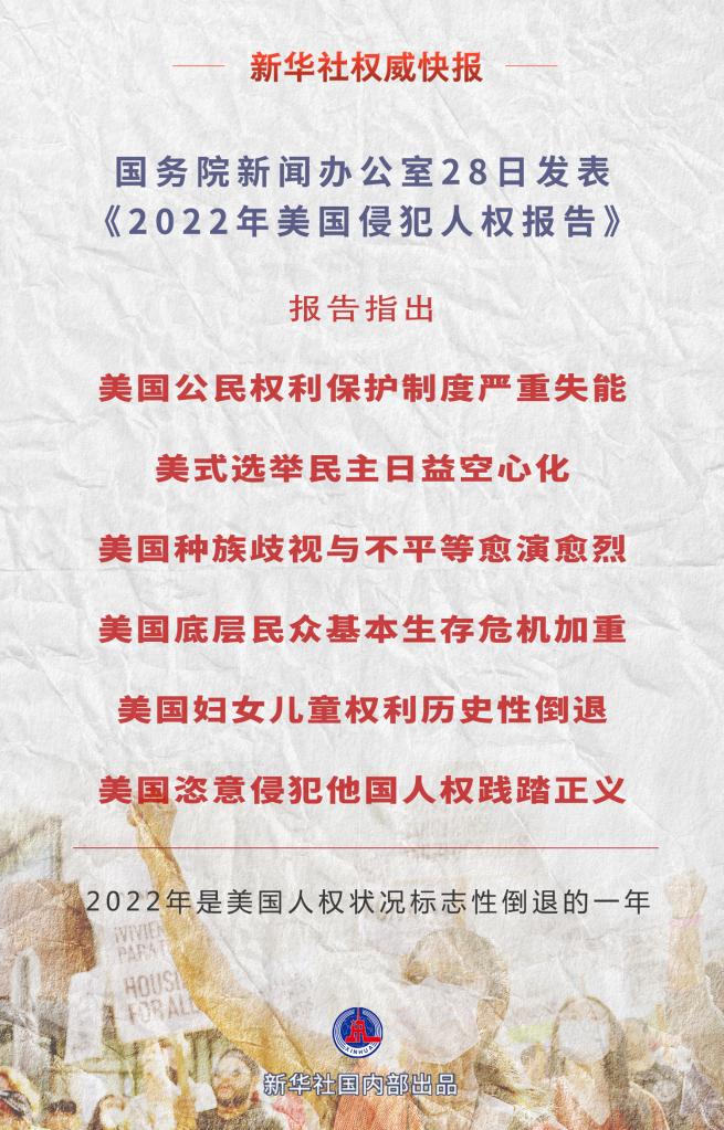 2022美国侵犯人权报告