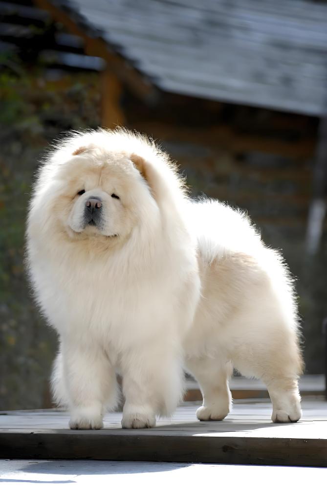 松狮犬（以独特蓝舌和环状领著称的中国犬种（犬科犬属动物））_百度百科
