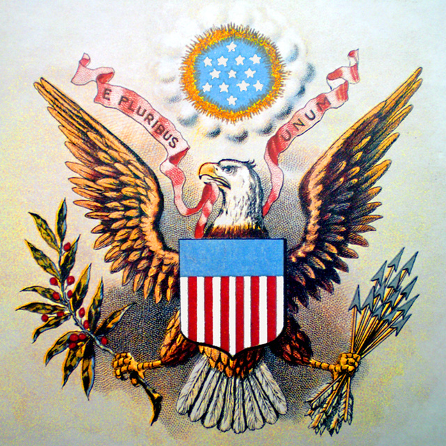 great seal of the united states,简称:美国国徽,又称:美国官方大