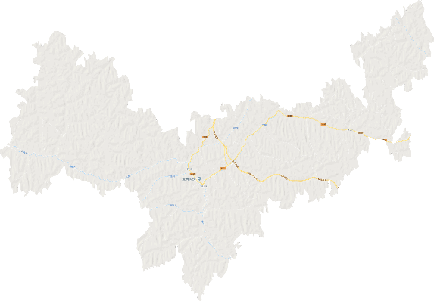 <p>吴起街道电子地图