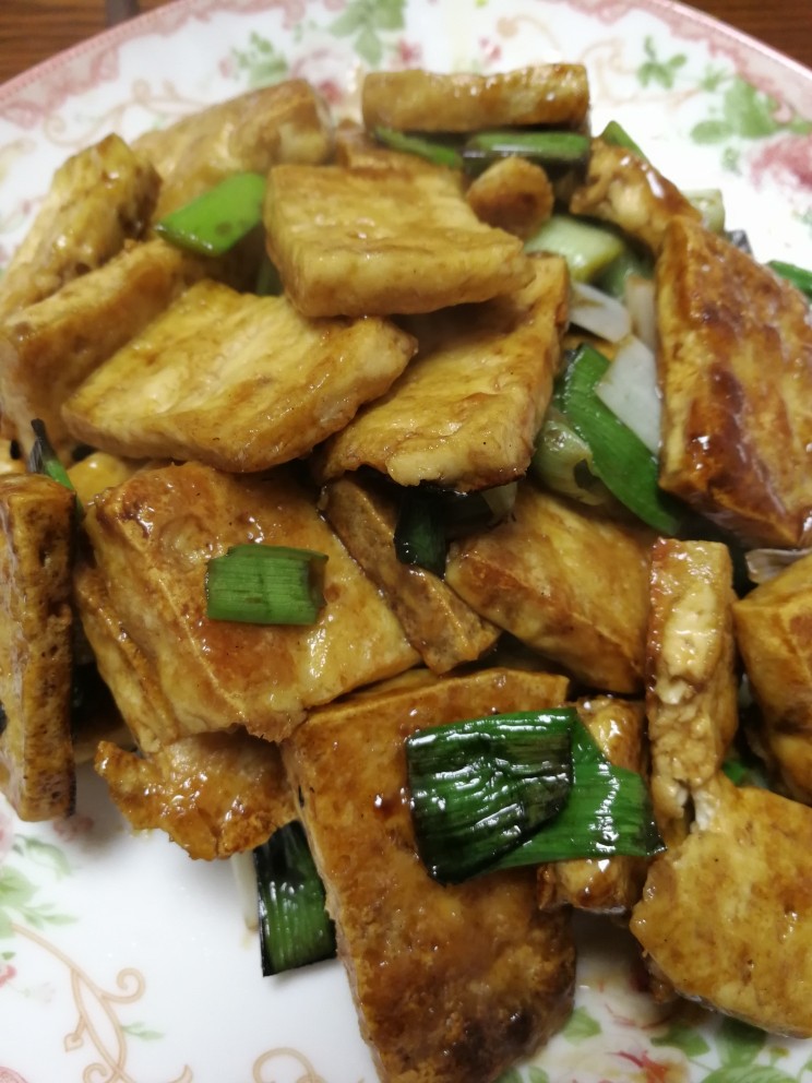 香煎冻豆腐