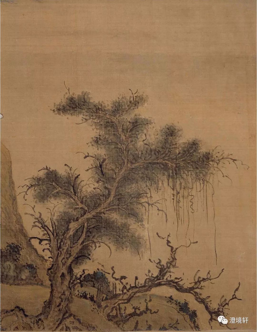 中国历代绘画之元陈芝田吴全节十四像并赞图欣赏_百科TA说