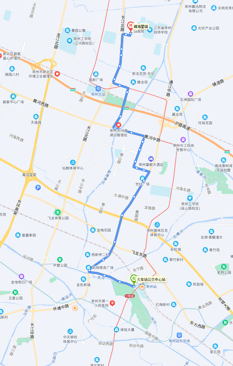 常州公交b13路
