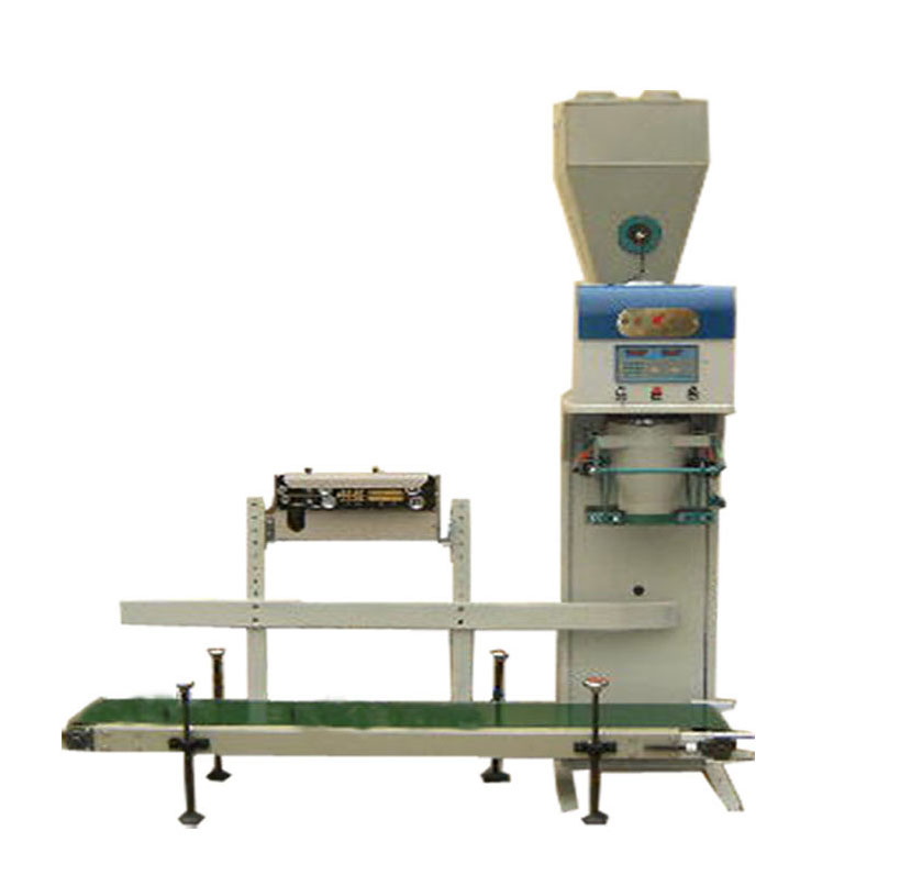  p>粮食定量包装秤是一种专业用于粮食颗粒及粉剂物料的定量称重包装.