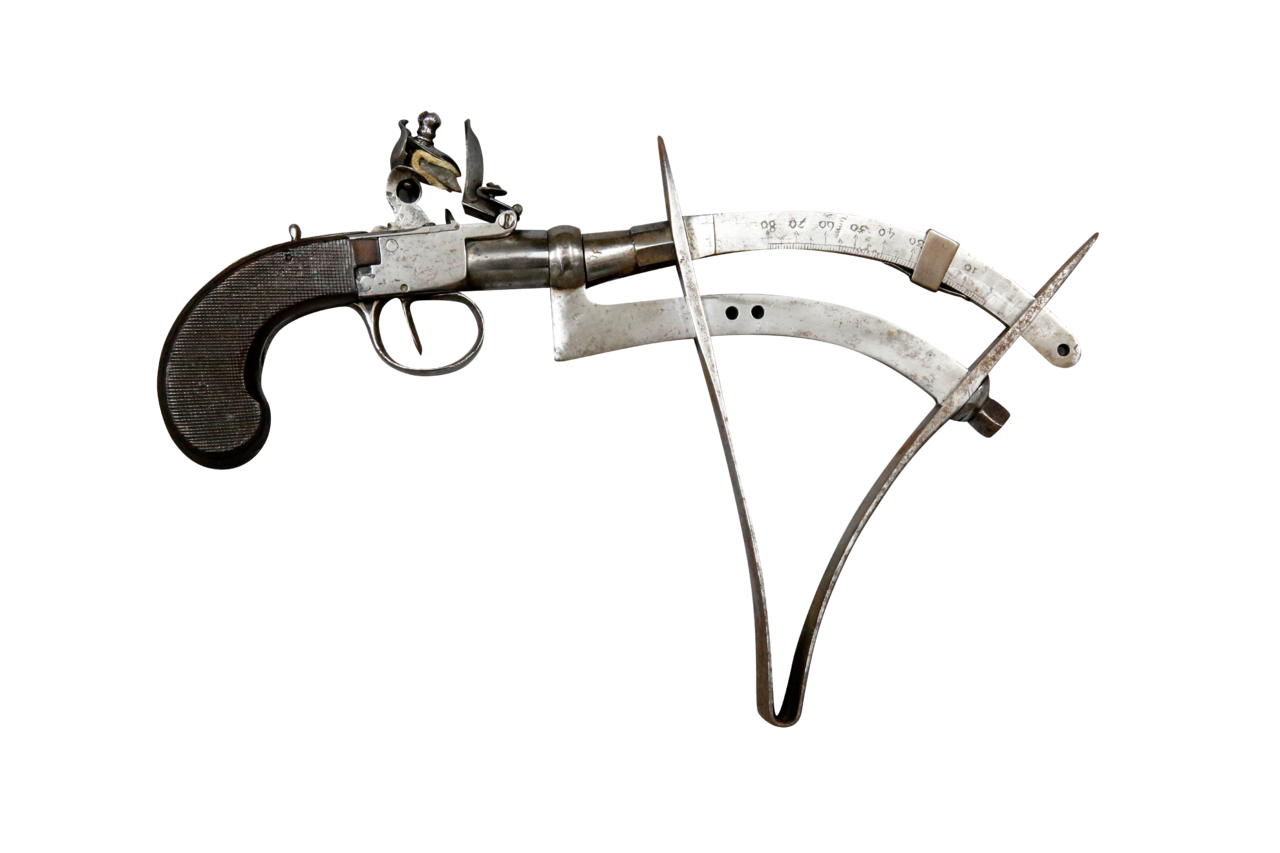 英国兵工厂测试火枪设备