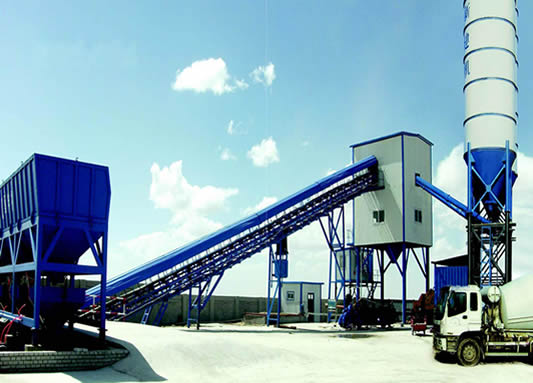 间歇式混凝土搅拌站