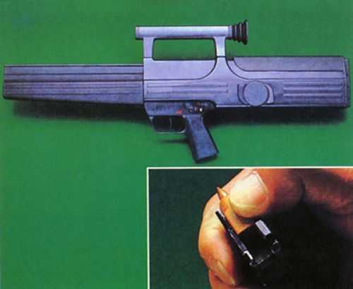  p>德国4.7毫米g11无壳弹步枪(4.