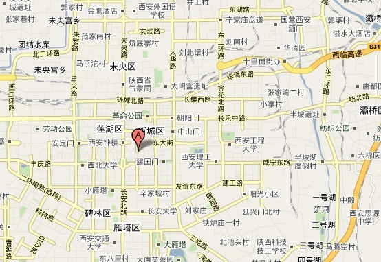 位于西安市碑林区东厅门1号