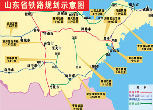 山东铁路规划