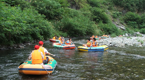 夹溪河漂流