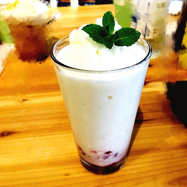 蓝莓酸奶冰沙