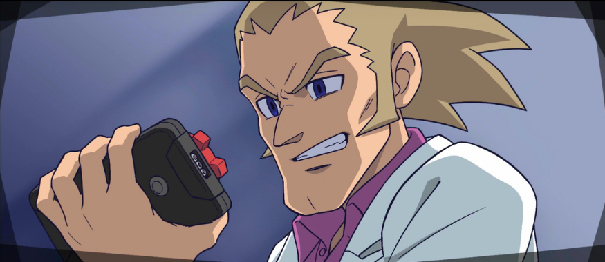 主要人物,威利博士是一个试图利用机器人来征服世界的天才邪恶科学家