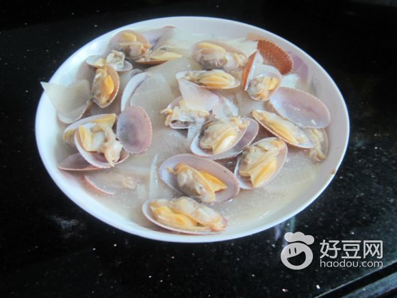 咸蛋花甲萝卜汤
