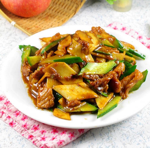 杏鲍菇黄瓜肉片