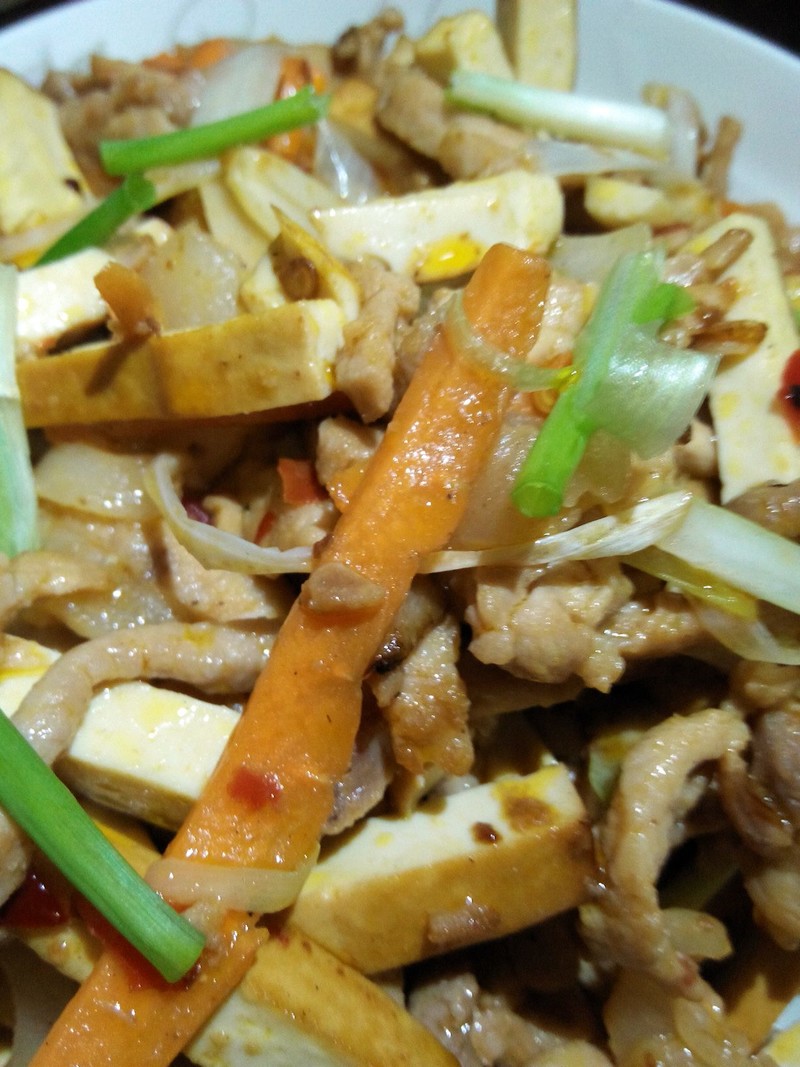 油菜炒豆腐的做法大全_莴笋炒肉的做法豆腐的做法大全_炒干豆腐的做法大全