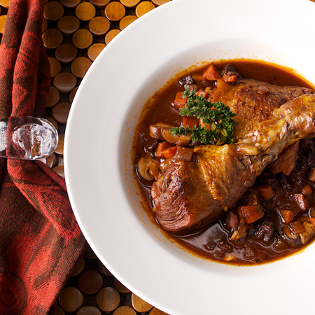红酒烩鸡