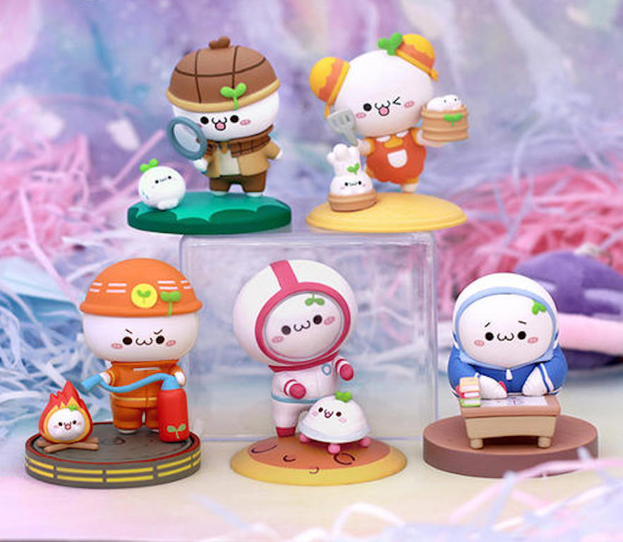 52toys 长草颜团子职业系列第一弹盲盒