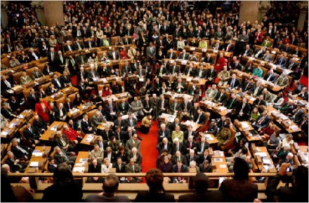 纽约州议会现场