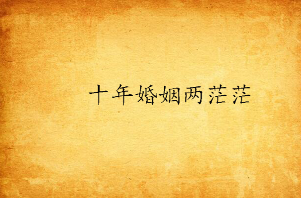 十年婚姻两茫茫