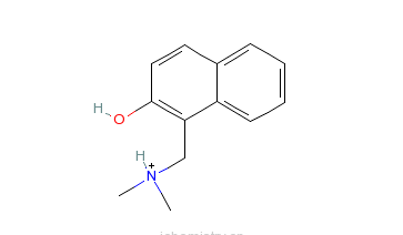  p>1-(二甲基胺甲基)-2-萘酚是一种化学物质,化学式是c13h15no. /p>