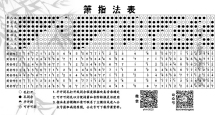 箫指法表