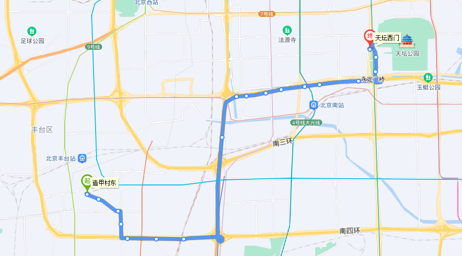 北京公交90路