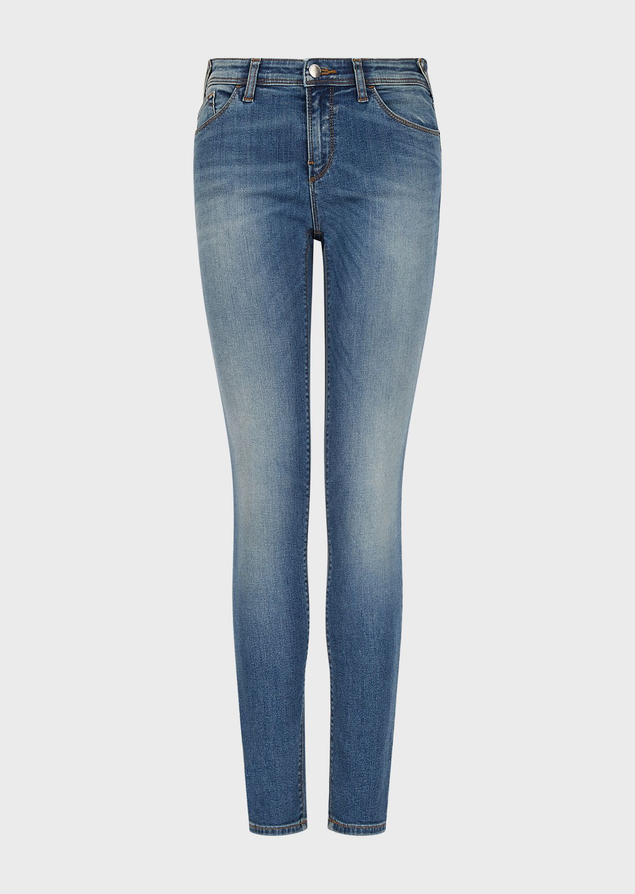 百搭简约修身牛仔裤