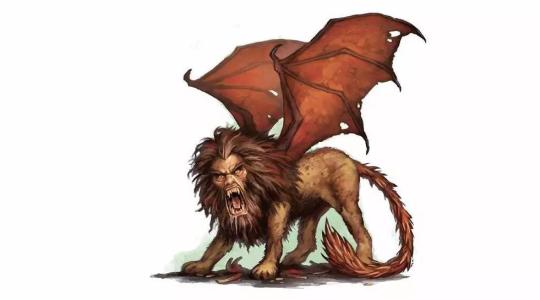 人头狮身蝎尾兽