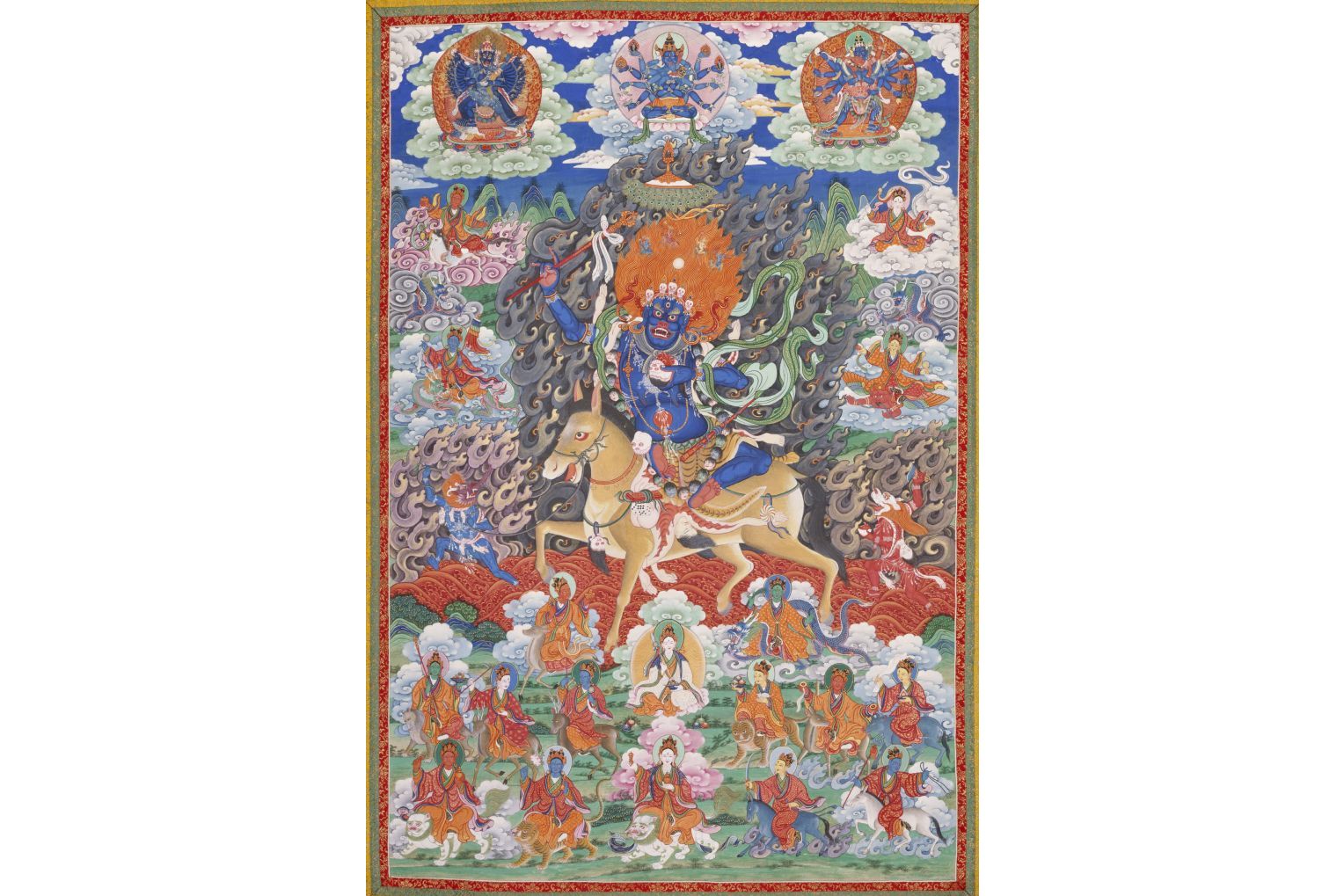 威德吉祥天母唐卡