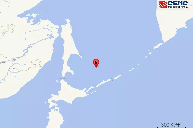 4级地震,震源深度370千米,震中位于北纬47.20度,东经146.90度. /p>