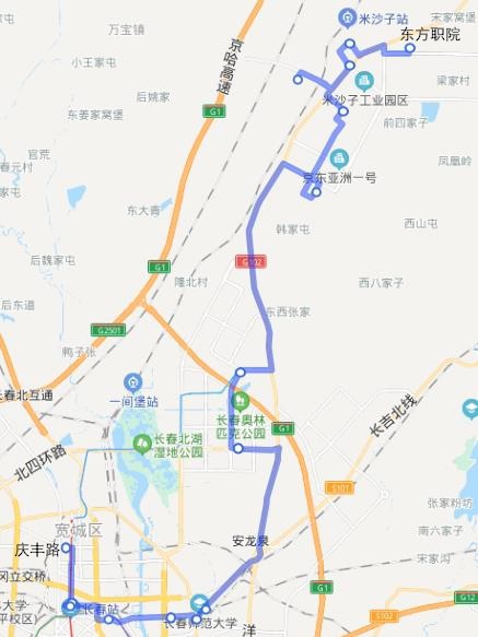 长春公交t366路