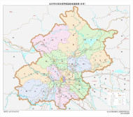 北京市标准地图（市域）	