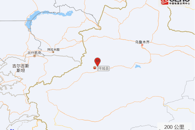 4·17新疆阿克苏地区拜城县地震