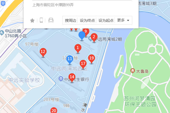  p>中潭路99弄149号位于上海市普陀中远两湾城,共计房屋1户. /p>