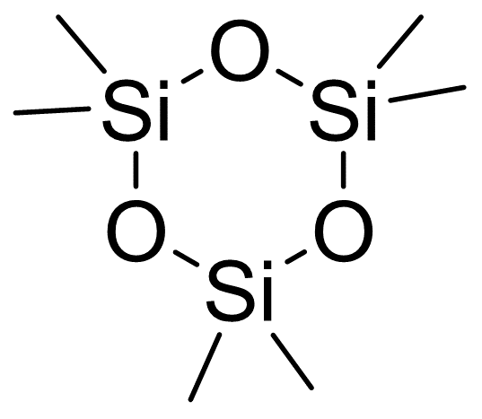  p>甲基环硅氧烷是一种化学品,分子式是(ch3)2sio]n . /p>