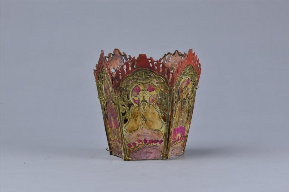 民国道教神像五叶冠