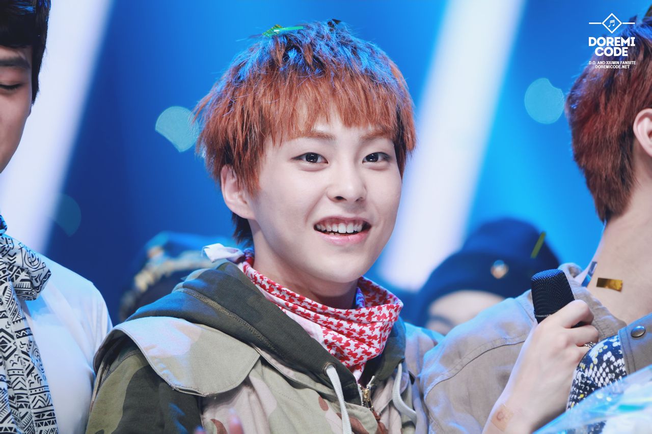  p>金珉锡,艺名秀珉(xiumin),1990年3月26日出生于韩国京畿道九里市仁