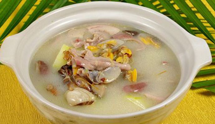 蚌肉汤