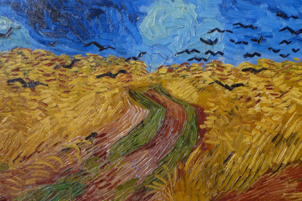 麦田上的鸦群(wheat field with crows):是文森特·梵高在1890年7月
