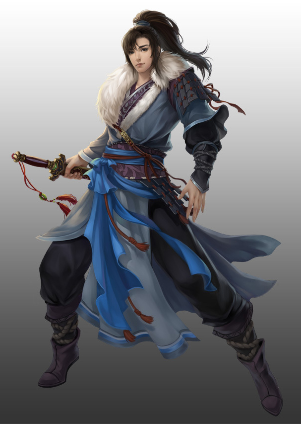  p>大型3d武侠角色扮演网游《剑侠情缘网络版3》中的人物,"仁剑"