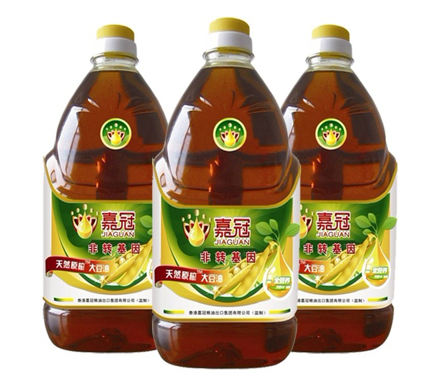  p>嘉冠天然原榨大豆油:是以精选非转基因,原生态优质大豆为料,采用