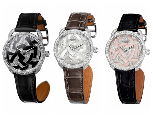 爱马仕arceau系列钻石腕表