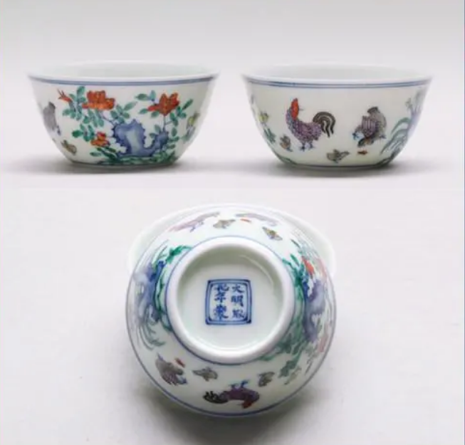 瓷器里的神品——明成化斗彩鸡缸杯_百科TA说
