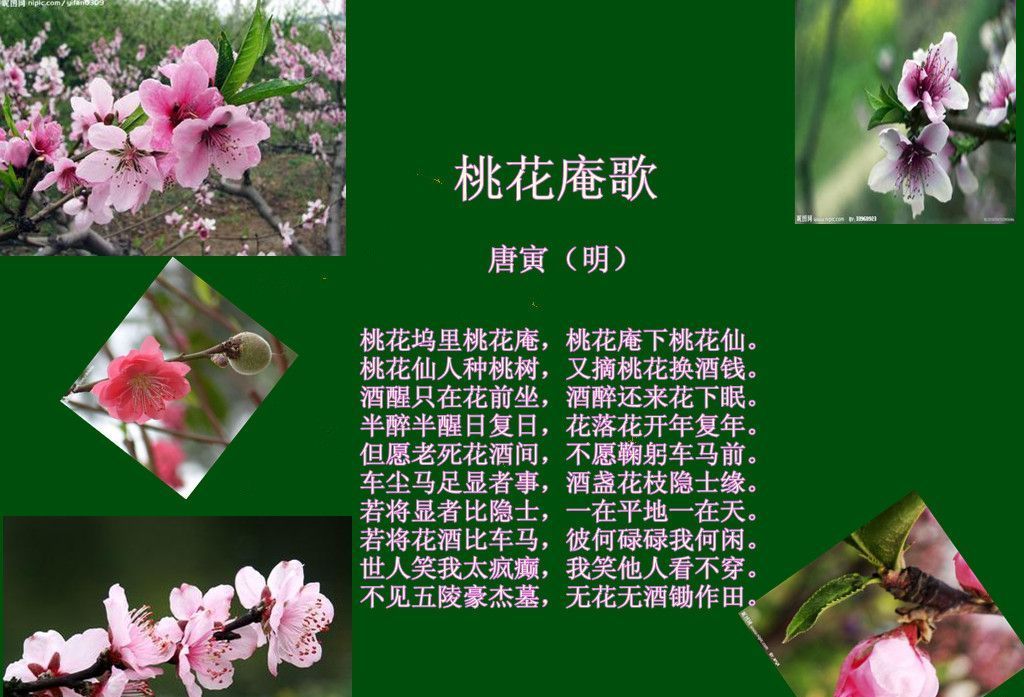 桃花庵歌