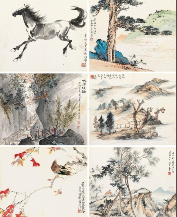 悲喑立马，鸿开万世，2021春拍徐悲鸿水墨、纸本、油画等精品选粹_百科TA说