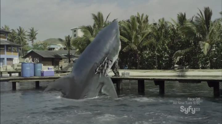 八爪狂鲨大战梭鱼翼龙